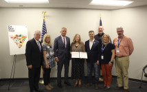 Rep. McGuire with Health and Human Services Secretary Robert F. Kennedy, Jr., Health Resources and Services Administration Administrator Tom Engels, and PATHS staff.