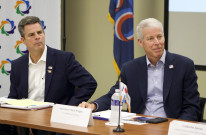 Rep. McGuire and Secretary Wright